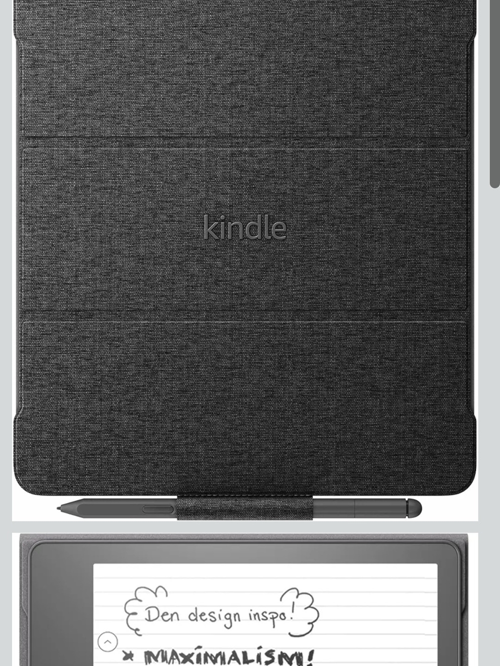 Amazon Kindle Accessories Store

Amazon Kindle Scribe Fabric Folio Cover with Ma